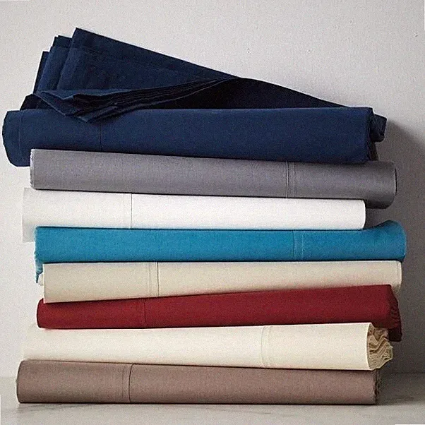 100% Cotton 600 Thread Count Solid Modern 4 PCs Sheet Set