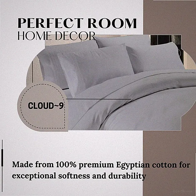 600 THREAD COUNT DUVET SET 100% EGYPTIAN COTTON US~ SIZE SILVER SOLID