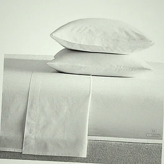 Bed Sheets 600 Thread Count Soft & Smooth Egyptian Cotton Full XL White Solid