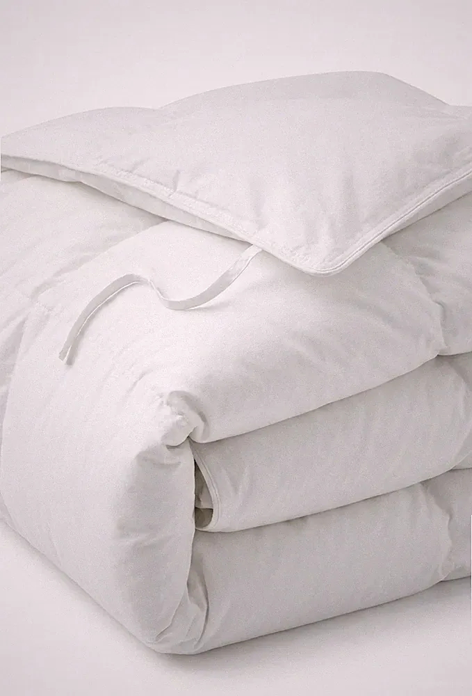 Downlite 600FP White Down Baffle Box Duvet Insert Corner & Middle Tabs Queen