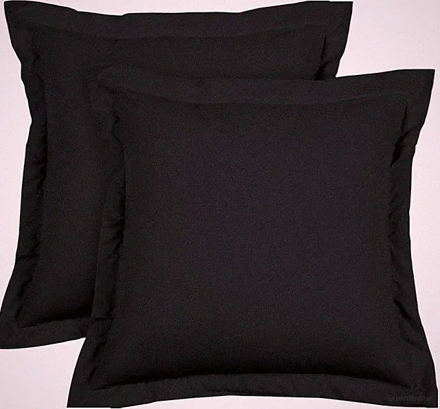 Pillowcase 24x24 2-piece set Black 600 thread count 100% Egyptian cotton