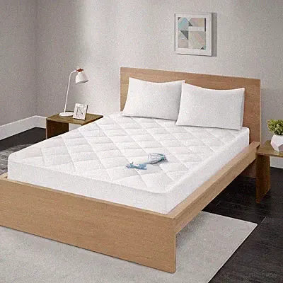 Queen Ensure 300 Thread Count Cotton Sateen Waterproof Mattress Pad