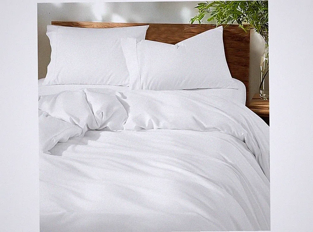 Shilucheng 100% Cotton Queen Size Duvet Covers - 600 Thread Count, Luxury Sateen