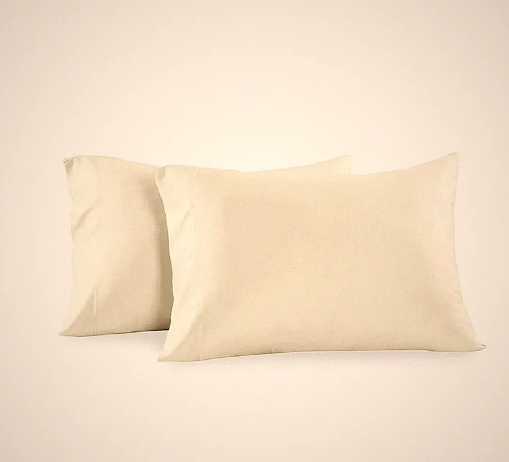 Soft Cotton 2PC Pillowcases, 600 Thread Count, Silky Soft Pillow case, 100% C...